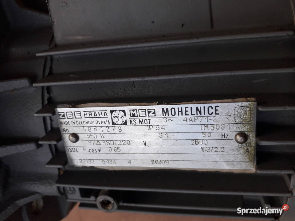 Silnik 550w 380220v kołnierzowy podkarpackie Jarosław