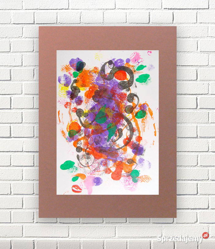 kolorowa abstrakcja abstrakcja rysunek dekoracja Łódź