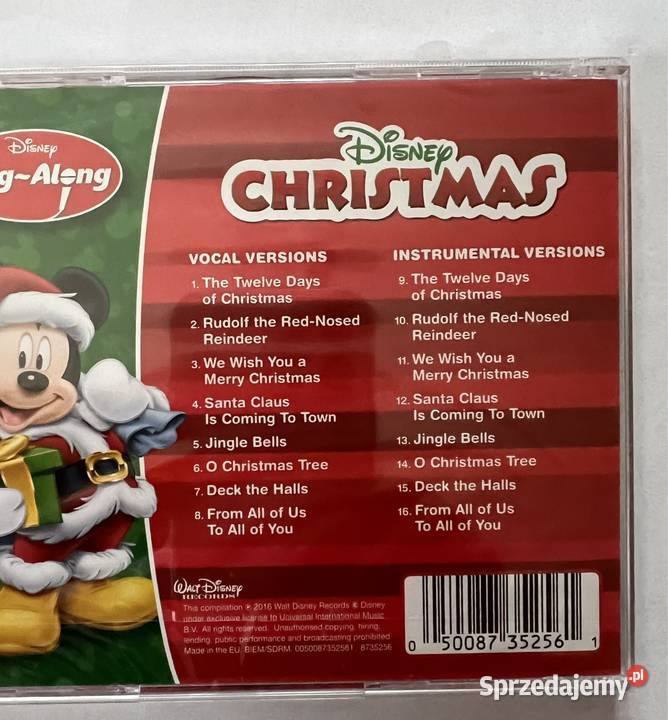 Świąteczny Album CD Disney dzieci nowy Prałkowce