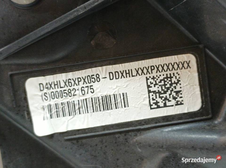 MECHANIZM SZYBY PRAWY TYŁ D4XHLX6XPX058 Dodge Rok produkcji 2019 Mechanizmy opuszczania szyb sprzedam