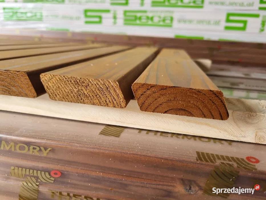 DESKA ELEWACJA ROMB THERMO SOSNA 20X67MM Ściany i elewacje Prusice