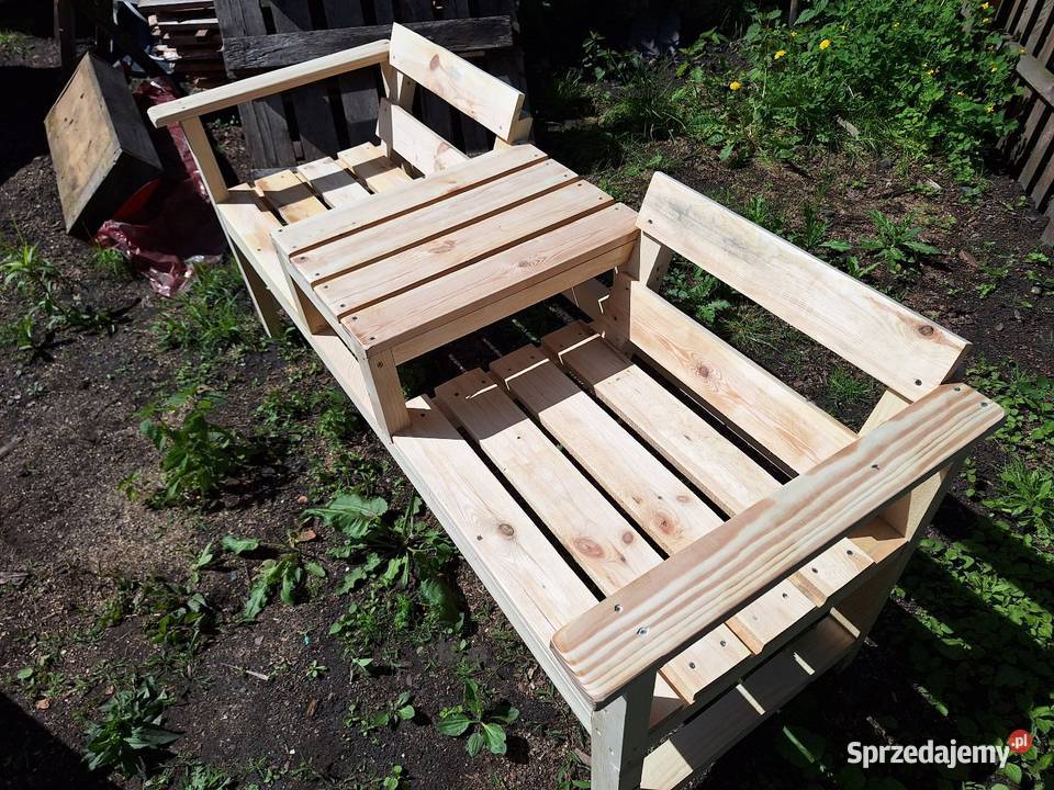 Ławka ogrodowa z stolikiem Kamieńsk