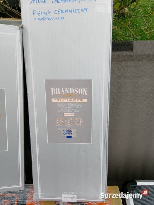 Piecyki ceramiczne elektryczne Brandson nowe mazowieckie Nowy Dwór Mazowiecki sprzedam