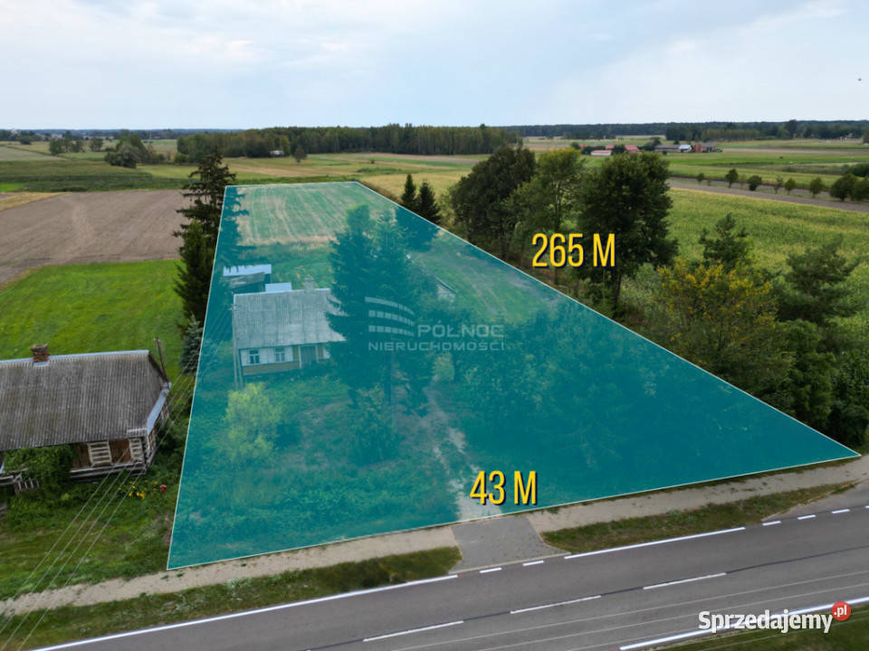 Siedlisko 11 ha w Kozłach 2235zł/m2 Kozły