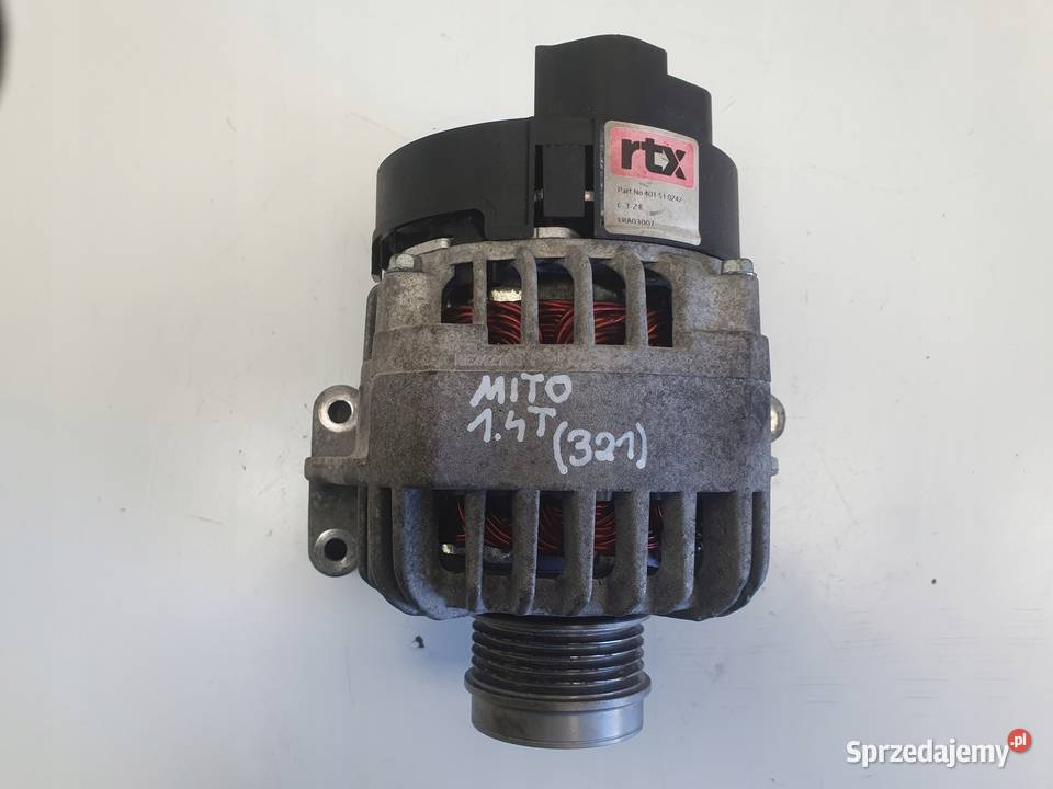 ALTERNATOR Alfa Romeo Mito 14 TJET Alternator osobowe Układ elektryczny silnika Rudka