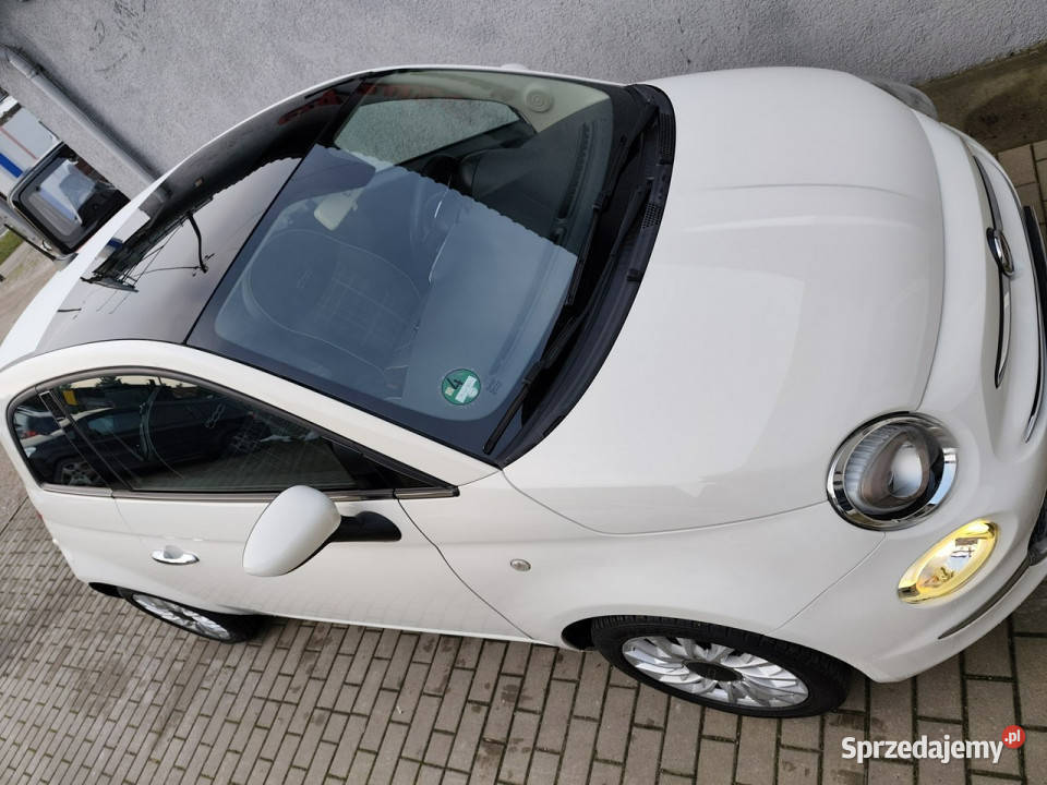 Fiat 500 I wł Lift Tablet Navi bezwypadkowy tempomat Zgierz sprzedam