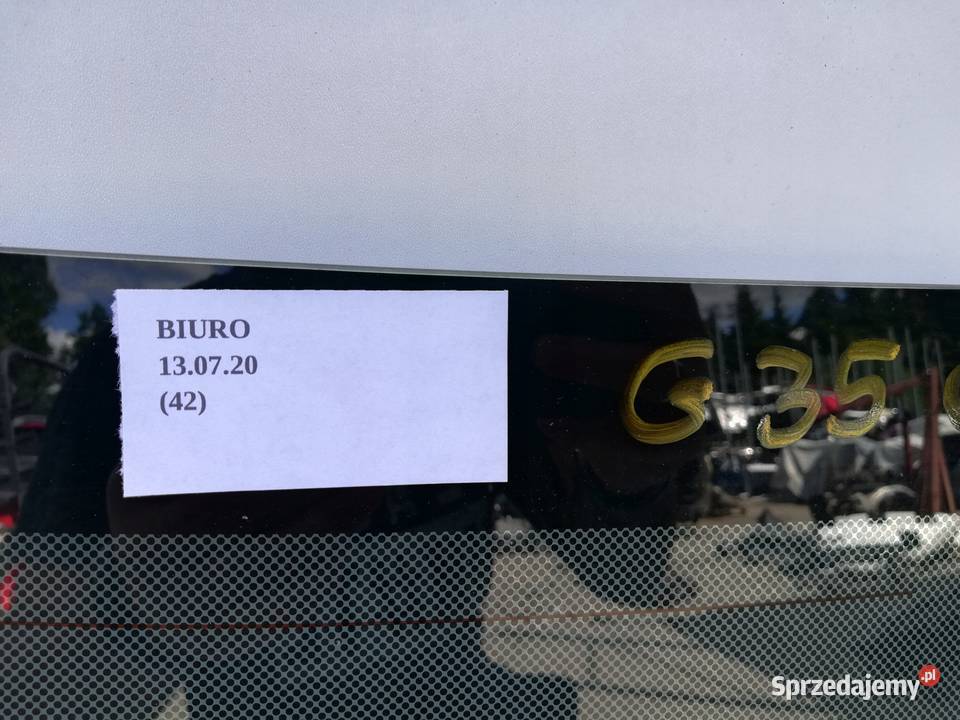 SZYBA TYLNA TYŁ INFINITI G35C G35COUPE szyby Nowy Tomyśl
