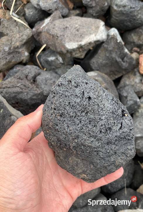 CZARNA LAWA WULKANICZNA Black Volcano Stone Warszawa sprzedam