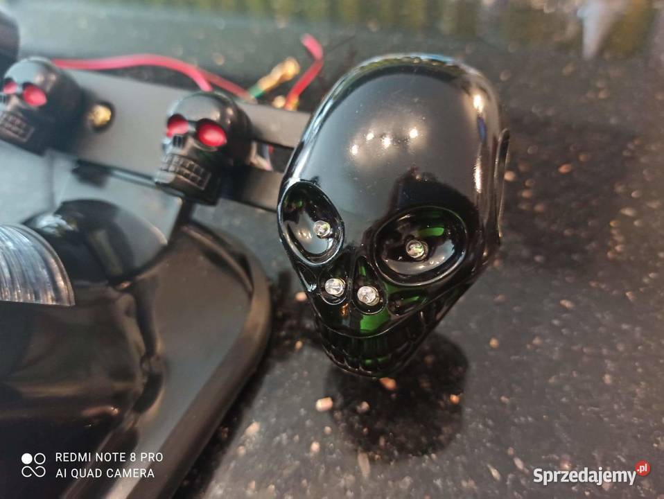 Światło STOP Kierunkowskazy do motocykla czaszka Nowy Sącz