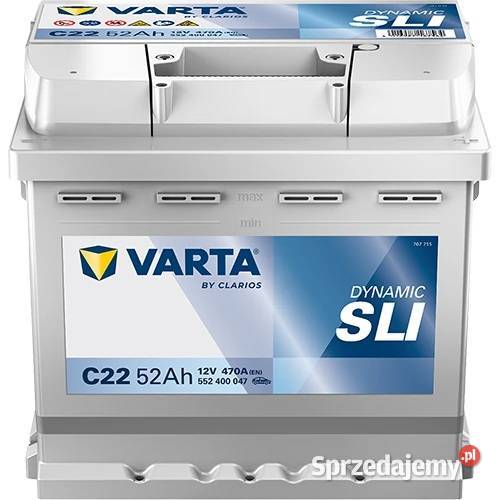Akumulator 52Ah 470A EN VARTA Blue Dynamic C22 Gorzów Wielkopolski sprzedam