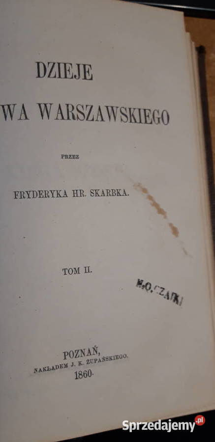 Dzieje Xięstwa Warszawskiego12 Fr Hr Skarbek Iwno