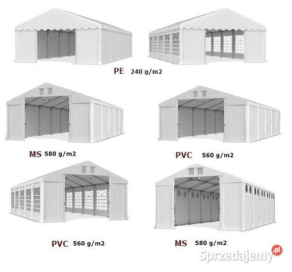 6x12x3m Całoroczna Hala Namiotowa wzmocniony Katowice