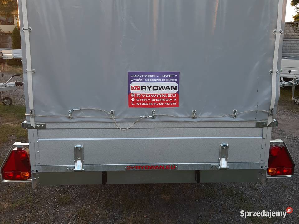 Przyczepka samochodowa 1oś resor 6 piór MALIKÓW burtowe Kielce