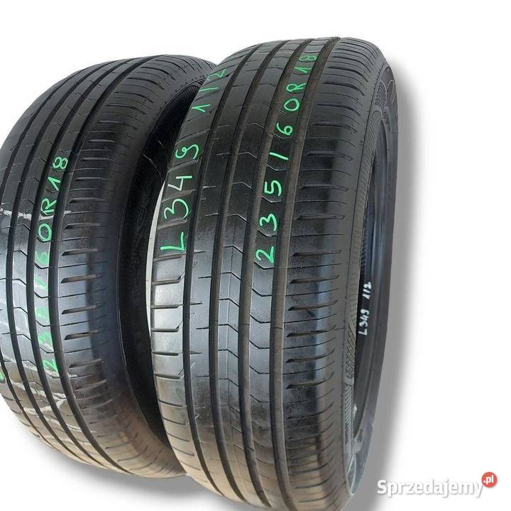 2X OPONY LETNIE 23560R18 VREDESTEIN ULTRAC SATIN sprzedam