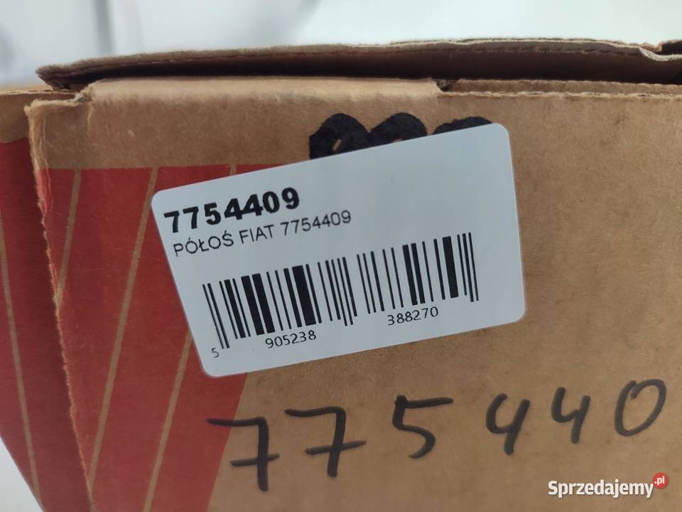 PÓŁOŚ LEWY PRZÓD FIAT PUNTO 19932000 7754409 sprzedam