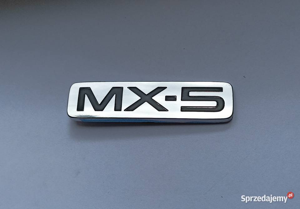 Emblemat znaczek Mazda MX5 II 9805r Części samochodowe kujawsko-pomorskie Lipno sprzedam