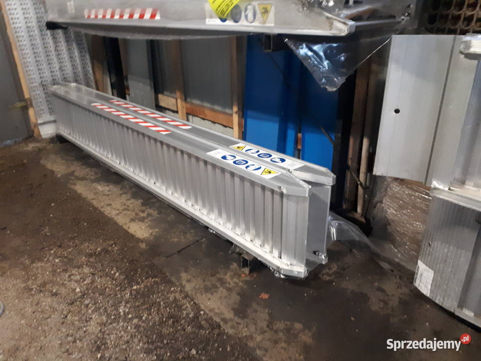 Najazdy aluminiowe 3 m 6 ton TUV METALMEC Włochy Głogoczów