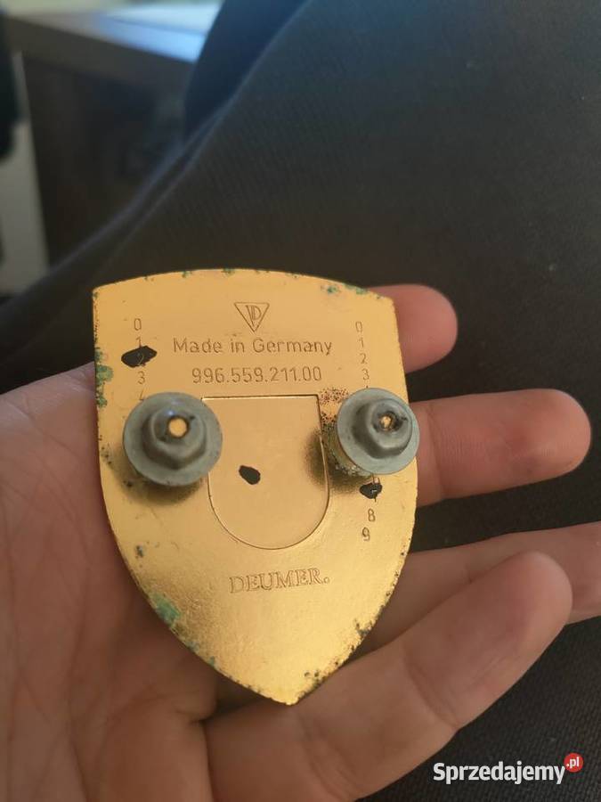 Emblemat na maskę Porsche 911 996 997 osobowe Pozostałe Babienica