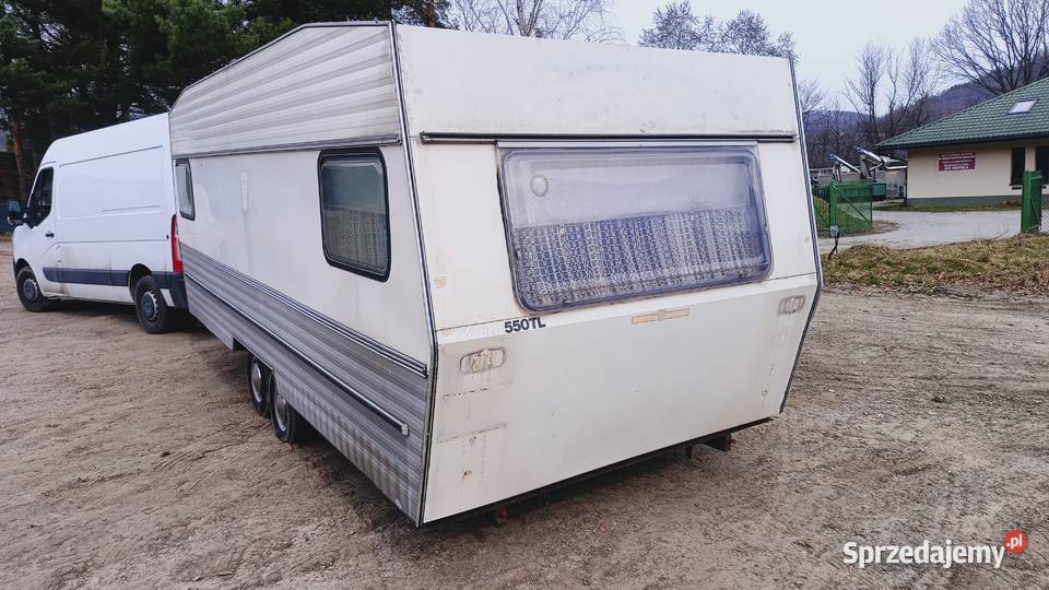 przyczepa kempingowa campingowa kemping DOMEK Międzybrodzie Bialskie