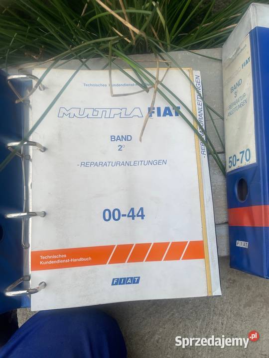 Fiat Multipla książki serwisowe