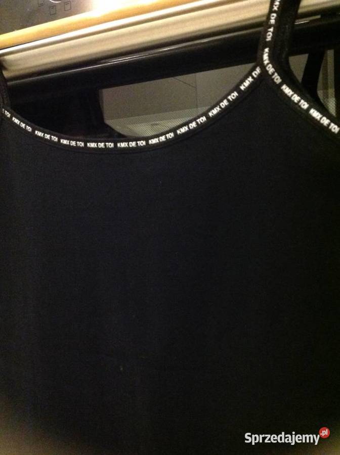 Crop Top damski czarny 36 Topy i koszulki lubuskie