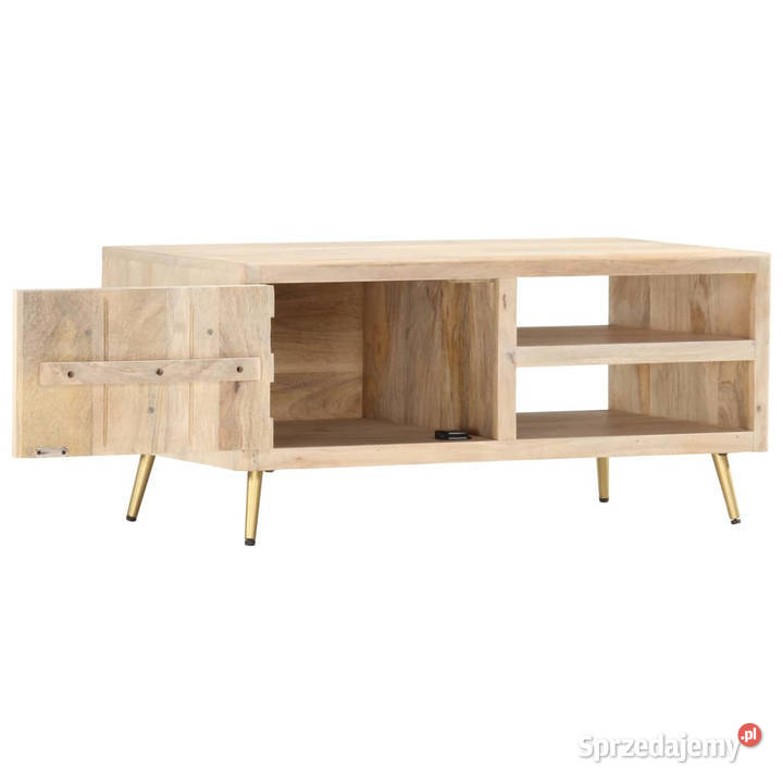 Stolik kawowy 90 x 45 x 40 lite drewno mango Dom i Ogród