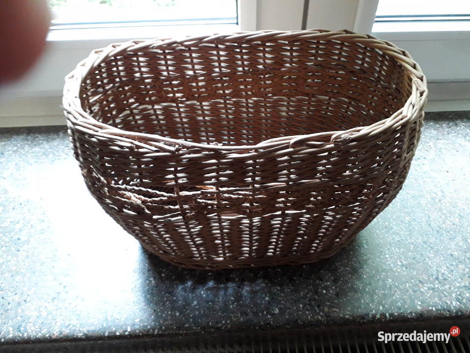 Koszyk wiklinowy owalny ok 28x16 głęboki na 17