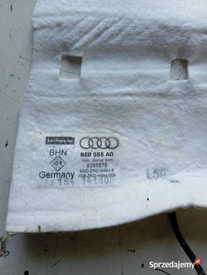 MATA GRZEWCZA SIEDZISKO AUDI A4 B6