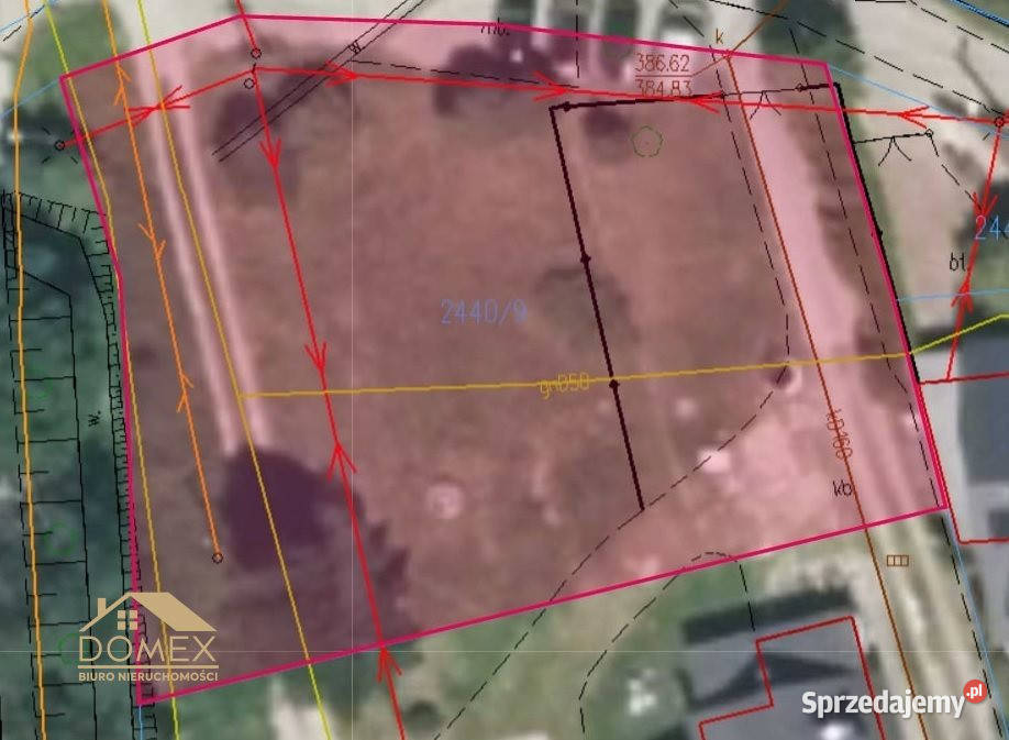 sprzedaży gruntu Ustroń 1032m2