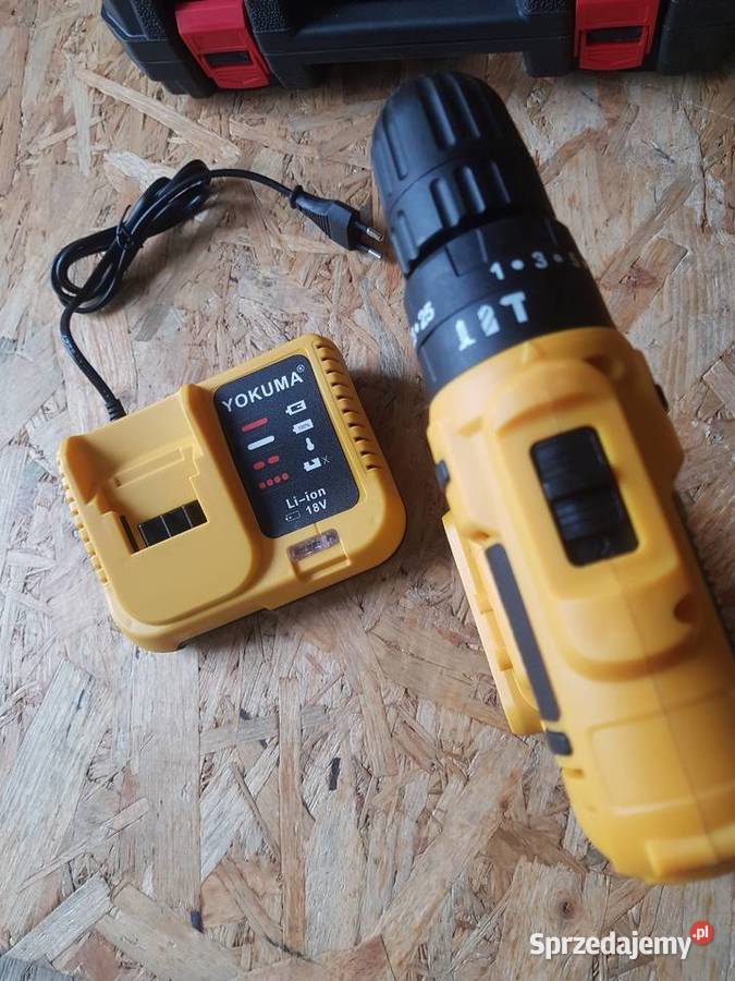 Wkrętarka akumulatorowe Yokuma 18 V udar 60 ah Elektryczne Głogowa