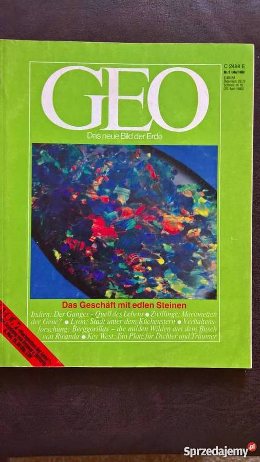 Czasopismo GEO 1983r Wrocław