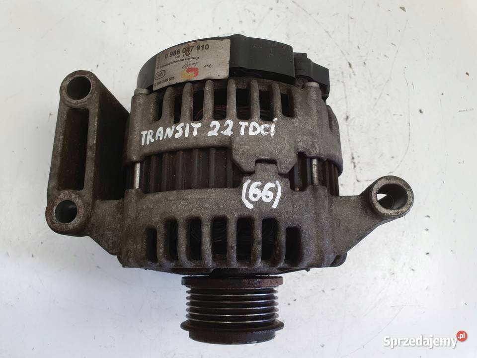 ALTERNATOR Ford Transit MK7 VII 22 TDCI Układ elektryczny silnika lubelskie Rudka
