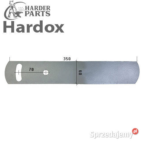 Listwa tylna odkładni HARDOX 41539ZL do pługa Suwałki
