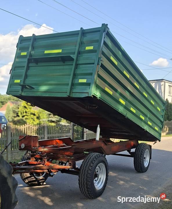 Przyczepa wywrotka 3 stronna Reisch RD80 8 ton nieuszkodzony łódzkie Sieradz
