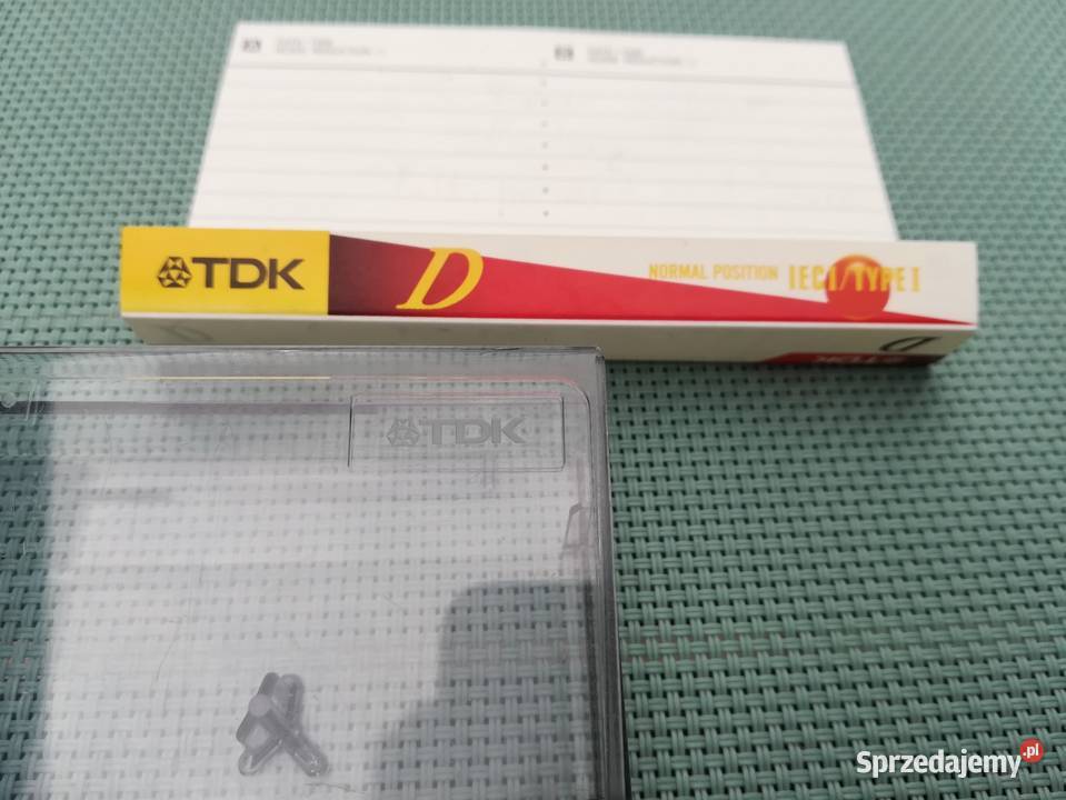 Kaseta TDK D 90 taśma o legendarnej dynamice
