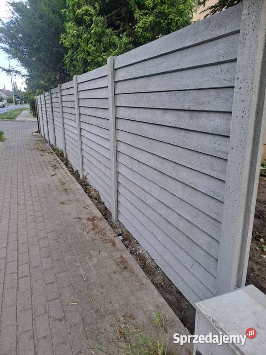 Ogrodzenia betonowe Poznań usługi budowlane
