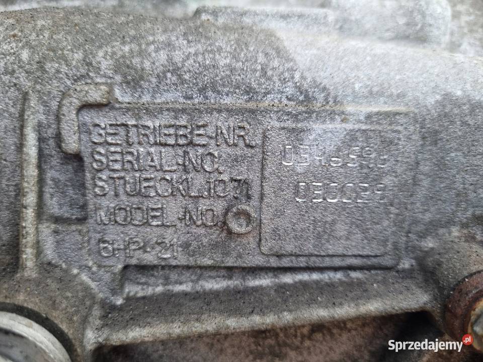 AUTOMATYCZNA SKRZYNIA BIEGÓW BMW E90 E91 E92 20 Rudka