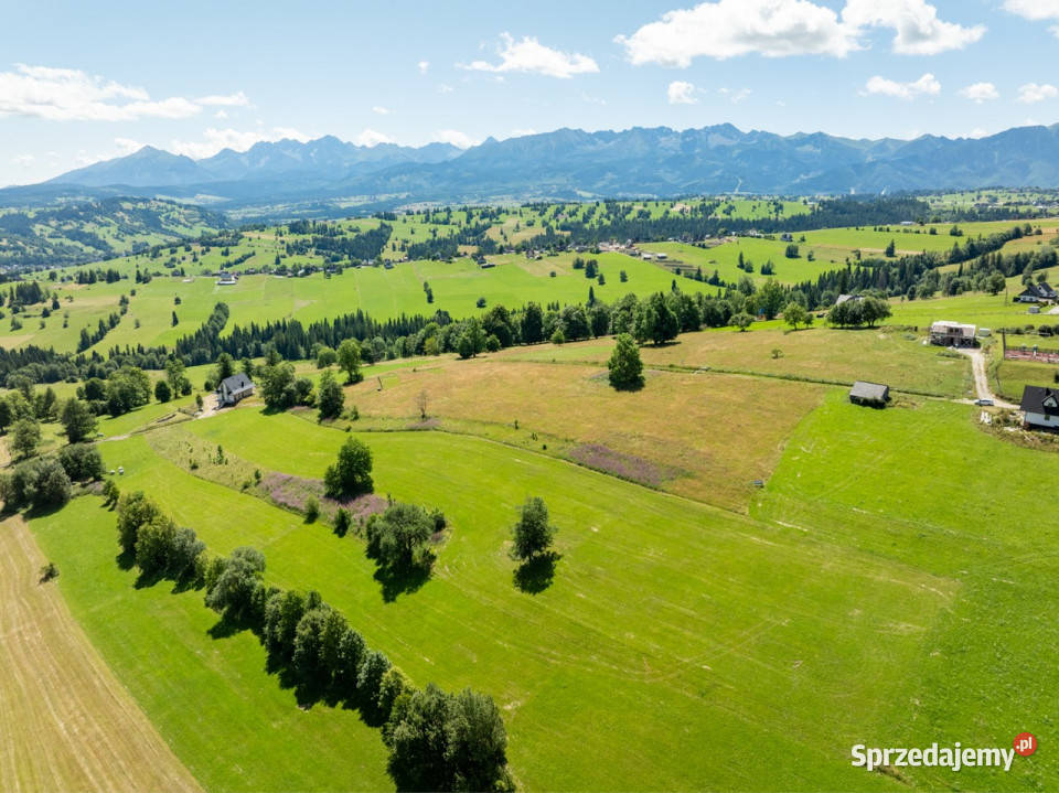 Sierockie Działka z widokiem na Tatry 1206M2 Sprzedaż