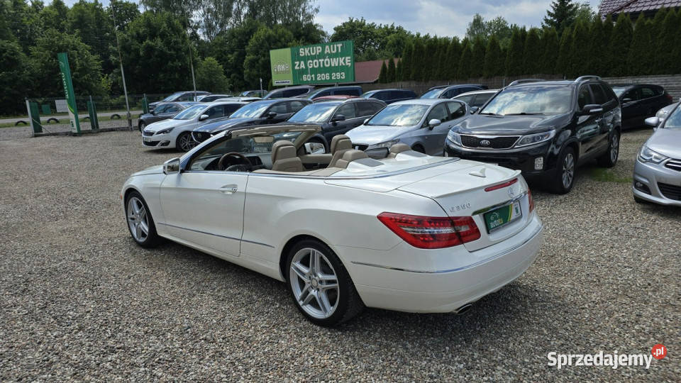 Mercedes E 350 Cabrio HarmanKardon W212 2009 Mercedes-Benz Zieleniewo