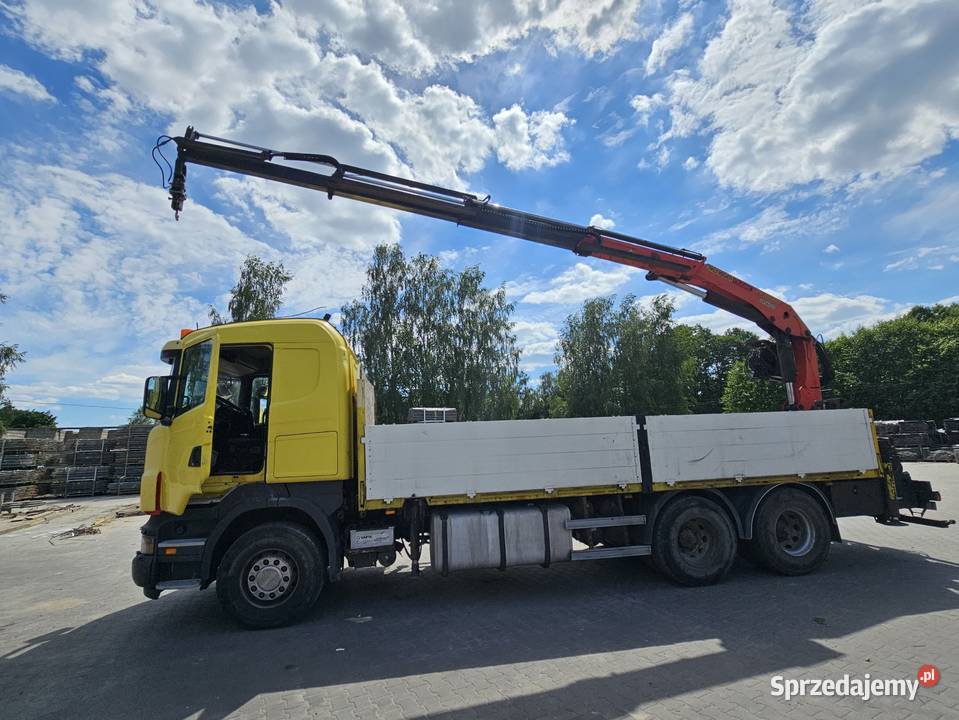 Scania R z HDS 3 osie 6x4 budowlana budowlanka 835000km Siedlce
