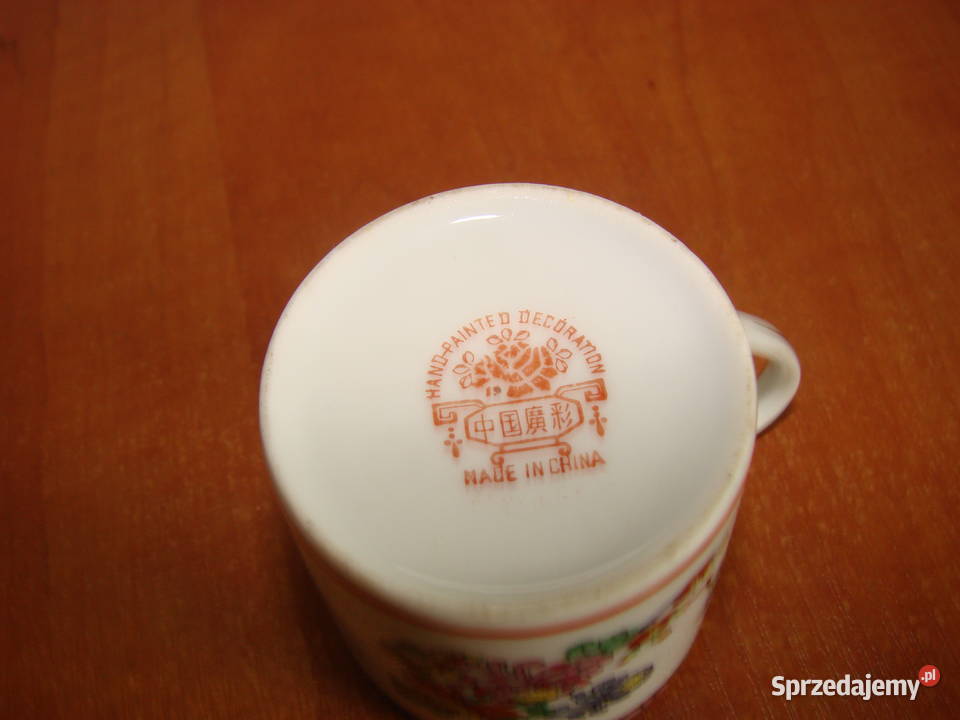 mała porcelanowa chińska filiżanka Pruszcz Gdański