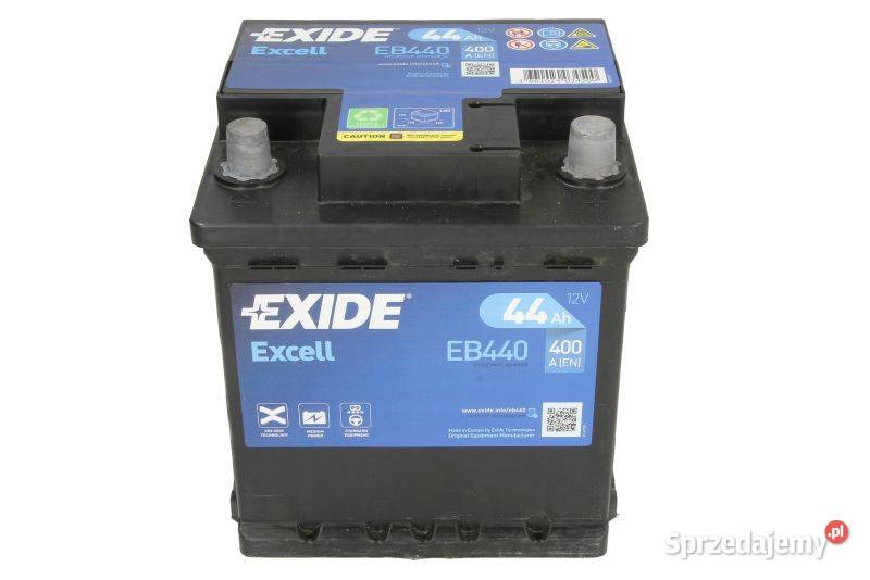 Akumulator Exide Excell 44Ah 400A EB440 osobowe Warszawa