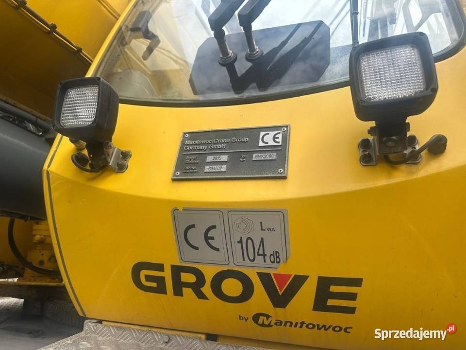 Żuraw budowlany mobilny GROVE GMK 3060 żuraw
