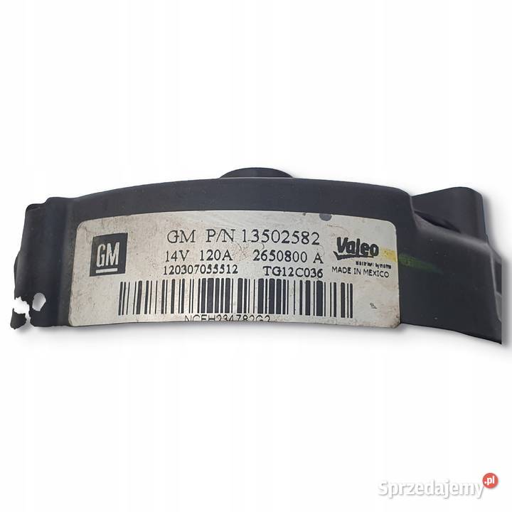 ALTERNATOR Opel Insignia 20 CDTI 120A GM Chełm