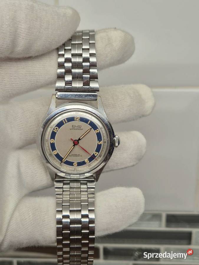 Rzadki unikalny zegarek Eljo de Luxe SWISS Chorzów