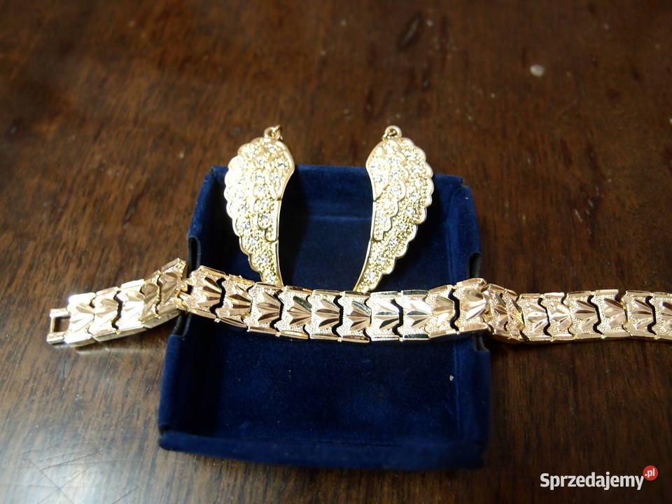 biżuteria damska zestaw kolczyki i bransoletka Zestawy biżuterii Łódź