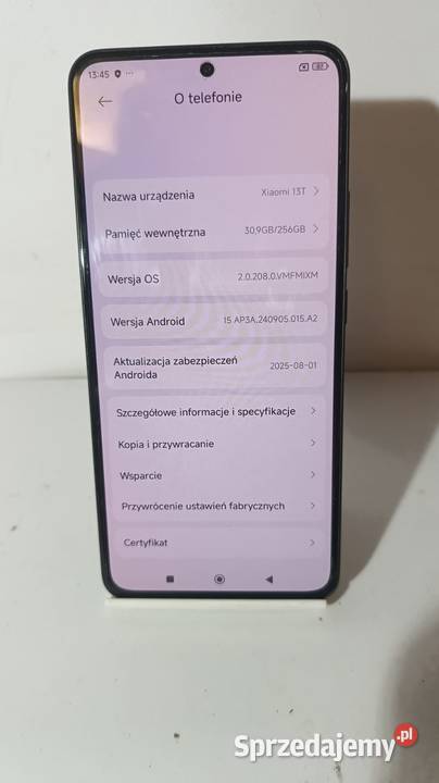 Smartfon Xiaomi 13T 12256GB