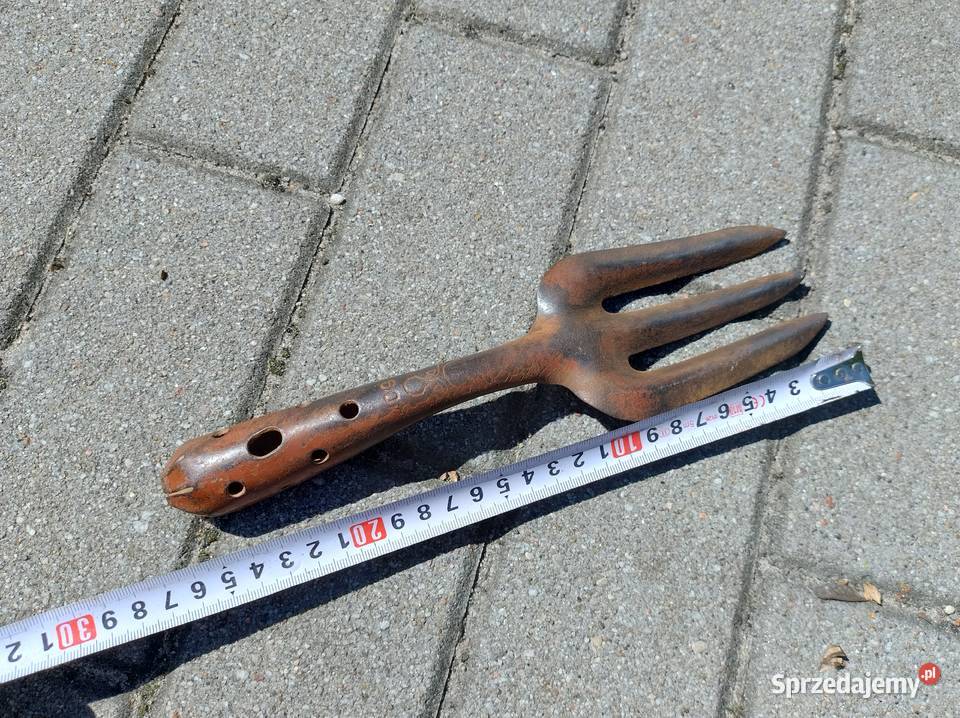 Stara zabytkowa łopatka ogrodowa grabki ogrodowe Gdynia