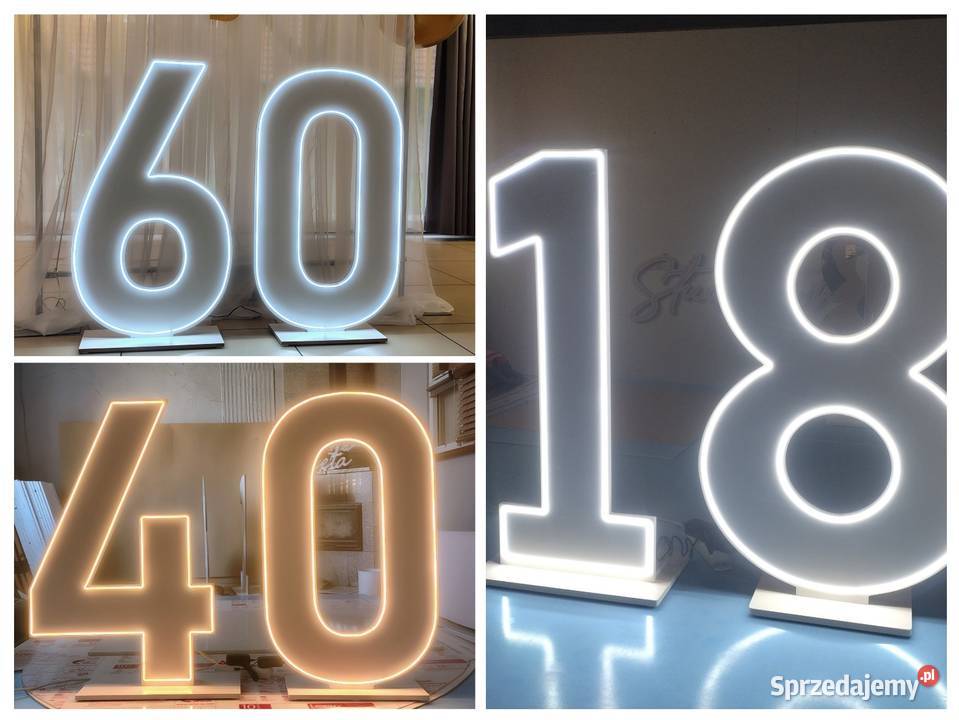 Litery LED podświetlane reklama 3D Rawicz