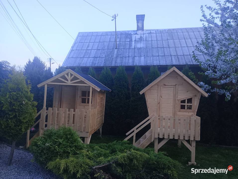 Domek drewniany plac zabaw dzieci Rzeszów sprzedam